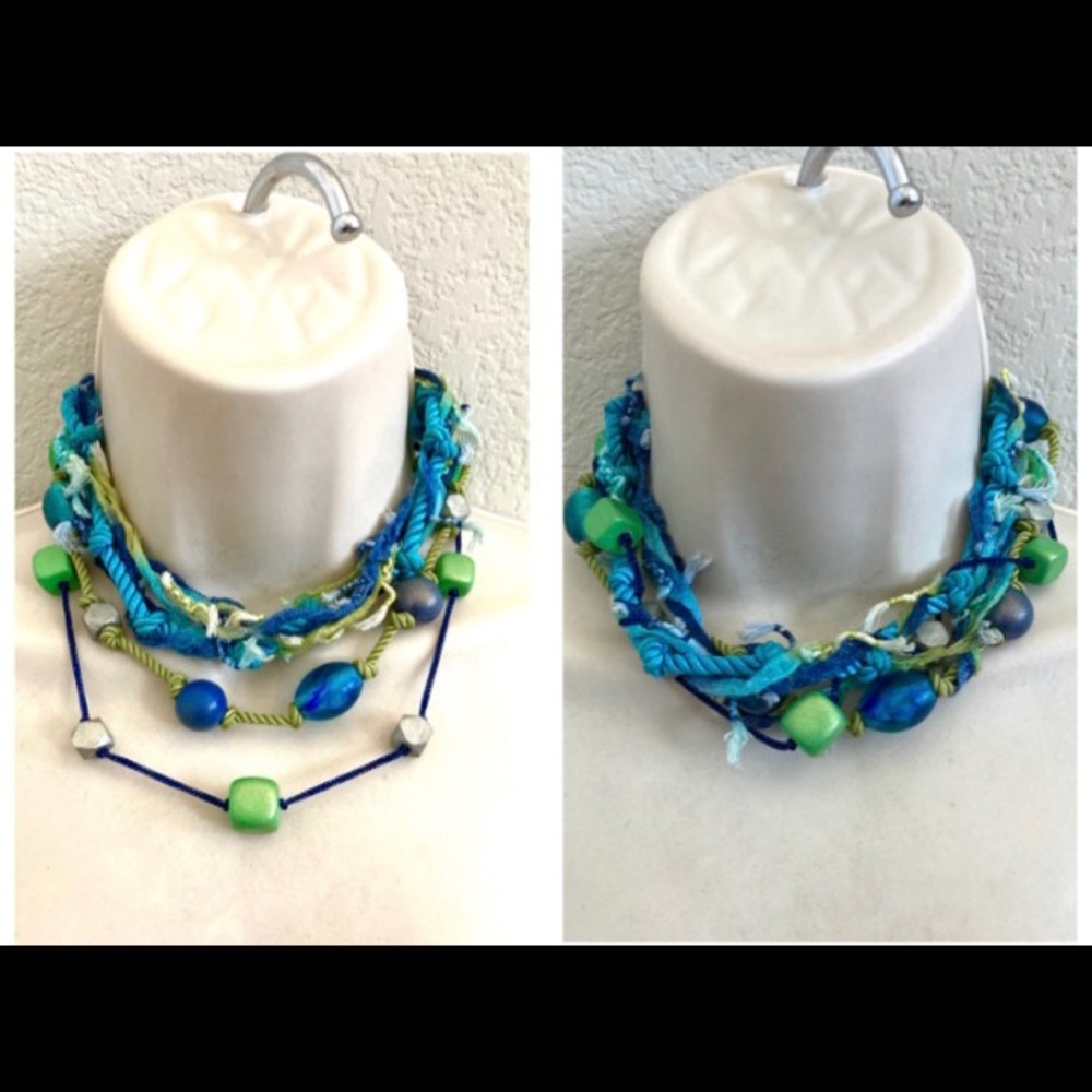 Mint Boho Style Chico’s Adjustable Length Necklace - image 1